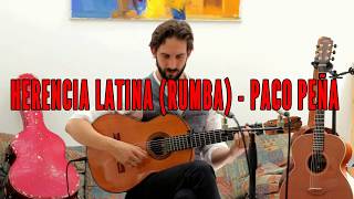 Herencia Latina Rumba by Paco Peña performed by Joseph Warwick [upl. by Terrene]