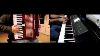 Oblivion  Piazzolla Piano and Accordion Cover [upl. by Savadove]