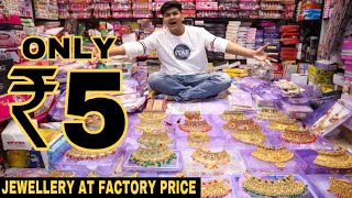 Wholesale Price Artificial Jewellery Market In Delhi  Starting From ₹5  Prateek kumar [upl. by Muncey]