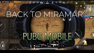 Back to Miramar Pubg mobile gameplay pubgmobile games gamer subscribers [upl. by Aivataj]