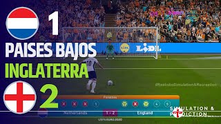 Penalties ⚽ Paises Bajos 12 Inglaterra 🏆 EURO 2024  simulación de videojuego [upl. by Leyameg]