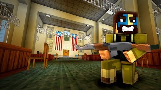 Minecraft  IM BEING SHOT  Zombie Apocalypse 1  Decimation Mod [upl. by Hplodur860]