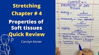 Properties of soft tissue stretching chapter4 part3  therapeutic exercise by carolyn kisner [upl. by Rasmussen]