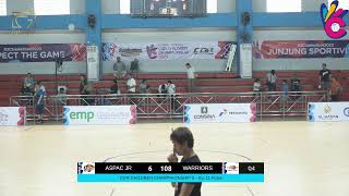 Basketball ASPAC JUNIOR vs WARRIORS  KU 11 PUTRA [upl. by Haimarej]