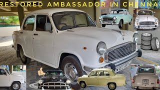 HINDUSTAN AMBASSADOR FULLY RESTORED FOR 2 LACS IN CHENNAI  2000 ISUZU  Spares  ARK Diaries [upl. by Andria]