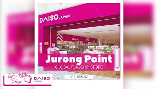 Daiso Japan First Global Flagship Store In Singapore [upl. by Cacilie]