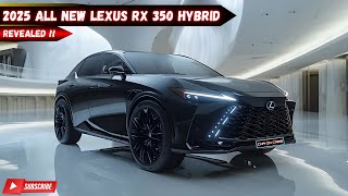 Lexus RX Reborn AllNew 2025 RX 350 Hybrid Unveiled  Release Date Specs amp More [upl. by Aer]