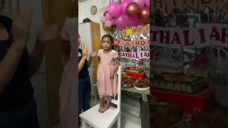 Blessed 5th Birthday Sis Athaliah [upl. by Eiggep]