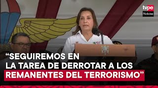 Presidenta Boluarte participó del 59° aniversario de la división “Los Sinchis” de Mazamari [upl. by Airotnes961]