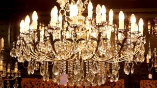 Antique Crystal Chandeliers [upl. by Nnaeirb]