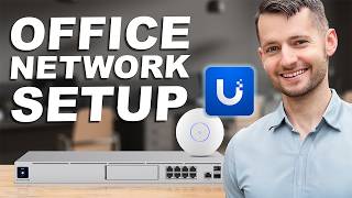 How to Setup Ubiquiti UniFi Network for a Small Business Office 🛜 [upl. by Dunson]