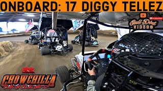 Chowchilla Barn Burner 250 Outlaw Kart ONBOARD 17 Diggy Tellez December 17th 2023 [upl. by Esinwahs114]