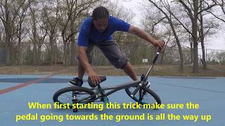 How to BMX Flatland  Easy Beginner tricks  Freddy BrownFlatland Freddy  April 2017  Brakeless [upl. by Mcloughlin336]