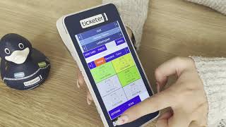 Ticketers Handheld Ticket Machine  Short Demo [upl. by Aenad]