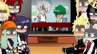 Pro Heroes and LOV react to Hisashi teaches math to deku  mhabnha  Gacha club [upl. by Sucramraj]