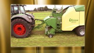 AGRITECHNICA 2011 Goldmedaille NONSTOP Round BalerWrapper Combination quotUltimaquot Krone [upl. by Aracot32]