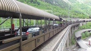 des trains qui passent  auto train LÖTSCHBERG  Suisse [upl. by Yaral]