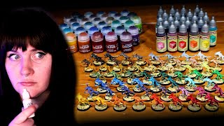 EVERY Army Painter Speedpaint amp Citadel Contrast Paint REVIEWED and TESTED [upl. by Natiha]