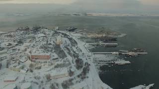 Североморск Новое 2016 Severomorsk DJI Phantom 3 Professionan [upl. by Ellimahs]