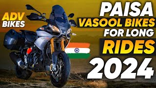 Best Bikes for Long Ride India 2024🏍️Most Comfortable🤩Best Adventure Bikes🔥Best Bike Under 3 Lakhs🔥 [upl. by Aria]