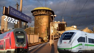 Br111 Fan Doku Zugverkehr in Frankfurt Main Hbf 2024 [upl. by Munford]