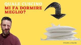 Cuscini per Dormire  Qual è il Miglior Cuscino per Dormire che puoi Trovare da Kasanova [upl. by Dian]