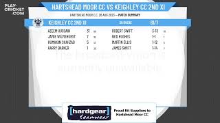 Bradford Premier League  2nd XI Division 2  Hartshead Moor CC v Keighley CC 2nd XI [upl. by Oriane]