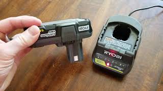 How to Charge Ryobi One Batteries What do the Lights Mean [upl. by Nappie]