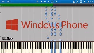 WINDOWS PHONE RINGTONES IN SYNTHESIA [upl. by Yddub871]