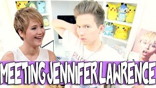 MEETING JENNIFER LAWRENCE amp MY SONG  RICKY DILLON [upl. by Xela583]