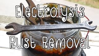 Electrolysis Rust Removal  DIY Tutorial [upl. by Ingra]