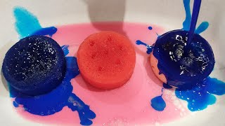 TY D BOL AND PINK 💙 Mini Series Part 1 💗 Sponges Squeezing ASMR [upl. by Nauwaj]