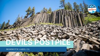 Unusual Rock Formation at Devils Postpile National Monument Near Mammoth Lakes CA [upl. by Esirrehc129]