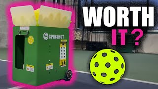 Pros Take Spinshot Pickleball Machine Review [upl. by Nosneb]