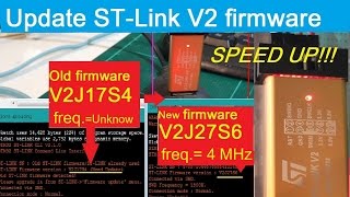 STM32F103C8 How to update STLink V2 firmware to newest get Speed Up wSTM32 STLINK Utility [upl. by Elletnuahc]