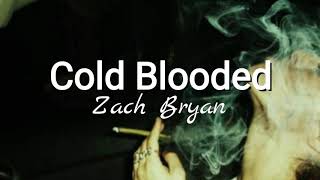 Zach Bryan  Cold Blooded [upl. by Akla]