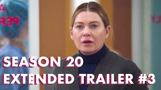 Greys Anatomy Extended Trailer 3 quotSeason 20quot HD [upl. by Aymahs]