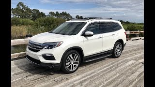 Familys New 2017 Honda Pilot Touring  Quick Tour amp Startup [upl. by Allerim]