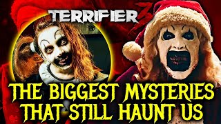 Terrifier 3 Biggest MysteriesQuestions That Still Haunt Us  Explored And Answered [upl. by Aurie]