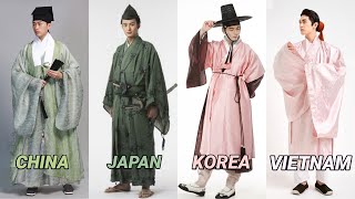 Sinosphere Sinospheric Traditional Clothing For Men  China  Japan  Korea  Vietnam [upl. by Tanny904]