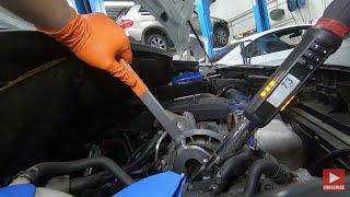 Tutorial  How to replace the SKF timing belt kit VKMA 01280 for VAG 14 TSI EA 211 engines [upl. by Assirehc597]