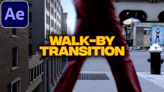 Walk By Transition Tutorial in After Effects  Smooth Mask Transition Effect [upl. by Hoffarth]