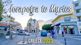 Driving from Ierapetra to Myrtos Crete Greece 2023 [upl. by Addia]