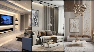 100 Modern Living Room Wall Decorating Ideas 2024 Home Interior Design Hall Wall Decoration Ideas [upl. by Smukler]