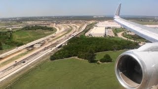 Incredible Reverse Thrust Spectacular HD 757 Landing In Dallas [upl. by Acissej231]