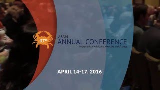 Come to the ASAM 47th Annual Conference [upl. by Ahse537]