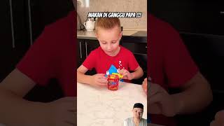 Makan bekas papa family drama guppy candy doll soda drink [upl. by Ijan]