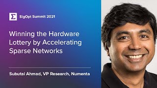 Winning the Hardware Lottery by Accelerating Sparse Networks with Numenta SigOpt Summit 2021 [upl. by Afas961]