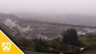 Talbrücke bei Siegen gesprengt [upl. by Patsy]