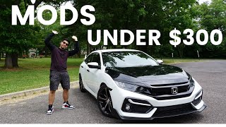 MODS UNDER 300 For Your 10th Gen Civic [upl. by Skylar]